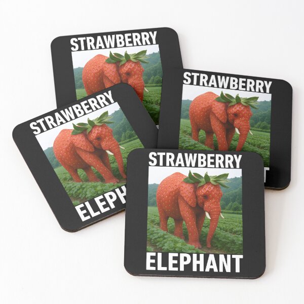 Item preview, Strawberry Elephant Italian Brainrot Meme for Kids designed and sold by Nathalie_87.