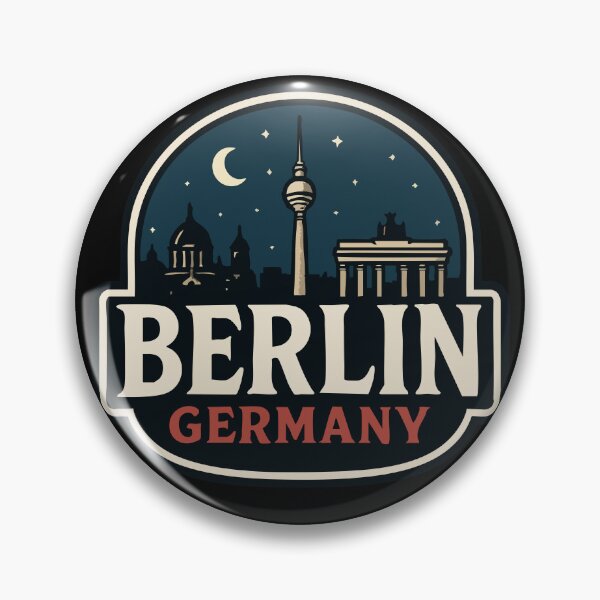 Item preview, Berlin Germany Travel Retro designed and sold by TomFrontierArt.