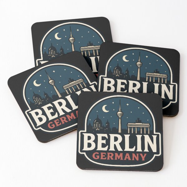 Item preview, Berlin Germany Travel Retro designed and sold by TomFrontierArt.