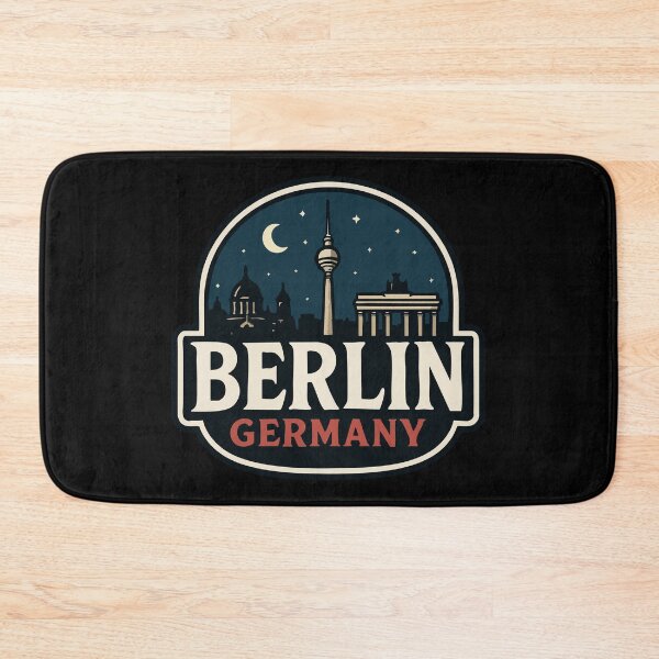 Item preview, Berlin Germany Travel Retro designed and sold by TomFrontierArt.