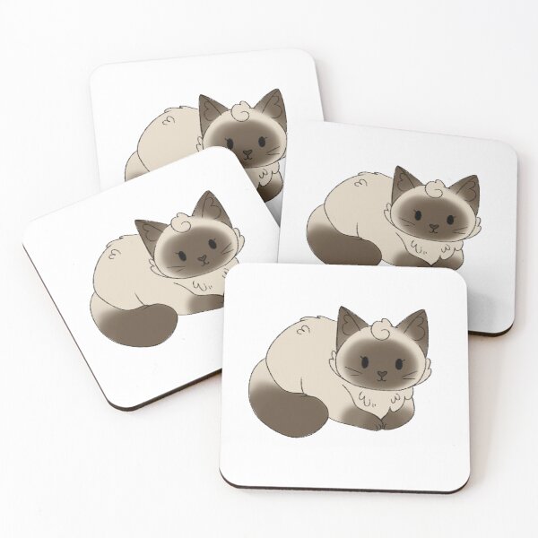 Item preview, Brown Point Siamese Cat Illustration  designed and sold by casserolepets.