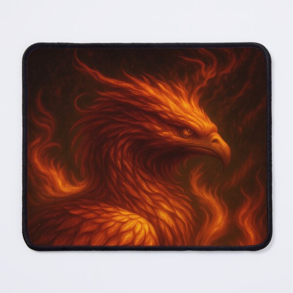 Item preview, Fiery Phoenix – Majestic Bird of Flames designed and sold by Mytology Monsters.