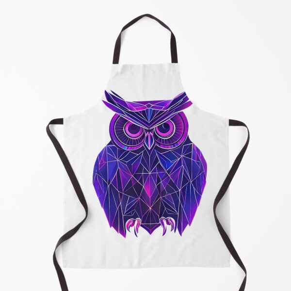 Item preview, Neon Geometric Owl – Mystical Wildlife in Glowing Line Art designed and sold by Naturalite19.