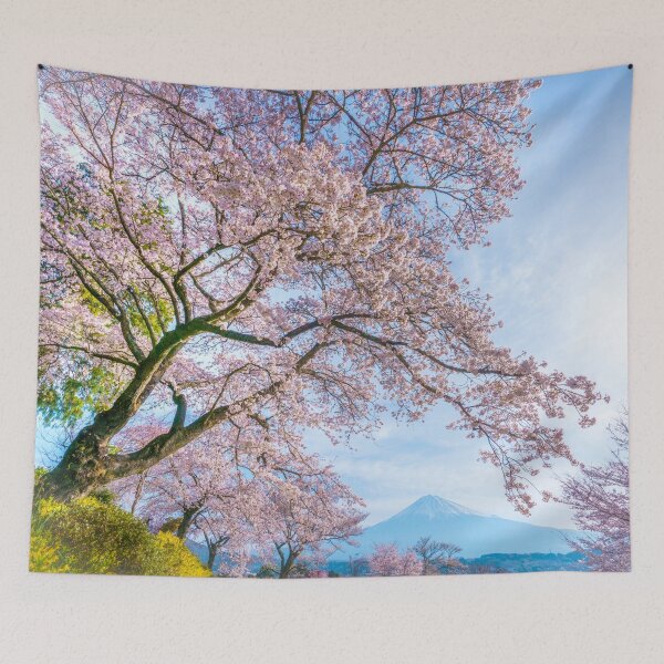 Item preview, CHERRY BLOSSOM AND MOUNT FUJI  designed and sold by trengeee.