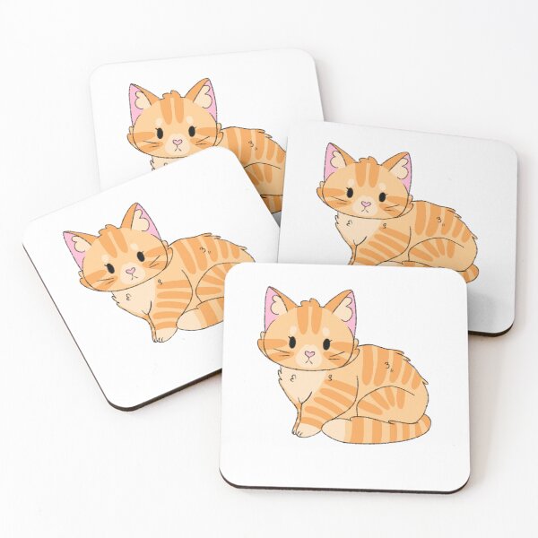 Item preview, Ginger Tabby Cat Kawaii Illustration  designed and sold by casserolepets.