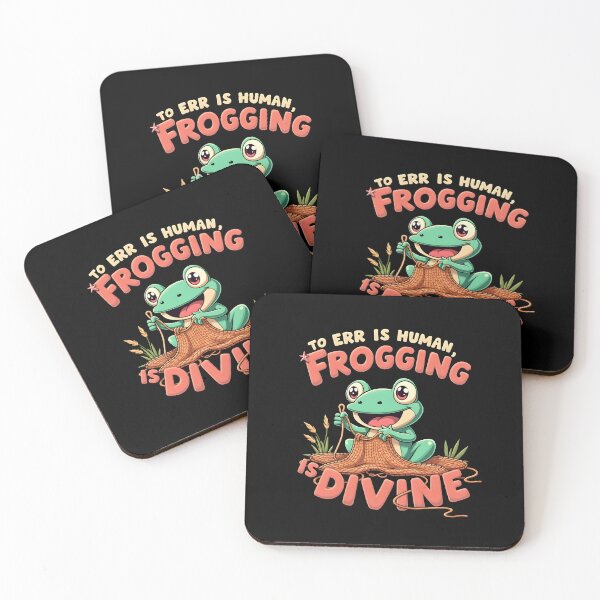 Item preview, Funny Crochet Meme Frogging is Divine designed and sold by MimsTees.
