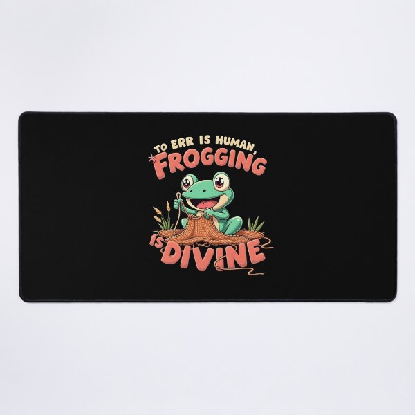 Item preview, Funny Crochet Meme Frogging is Divine designed and sold by MimsTees.