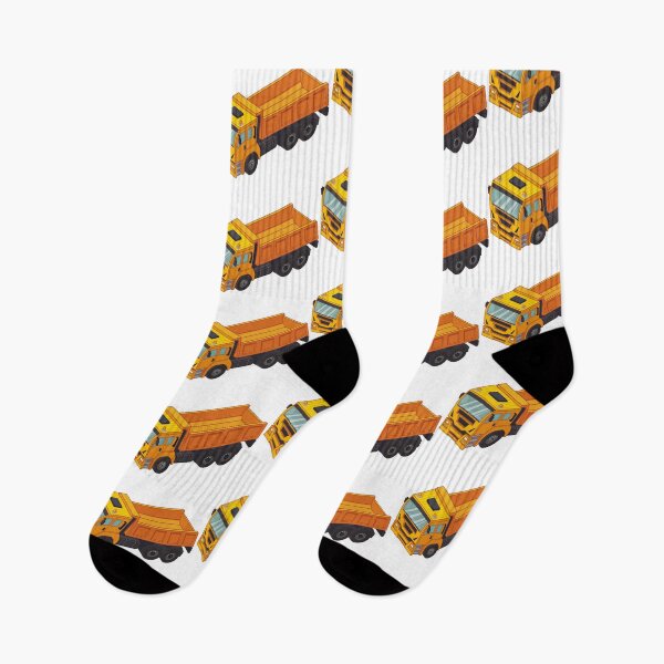Item preview, Isometric Construction Vehicle - Dump Truck for Kids designed and sold by iso-stickers.