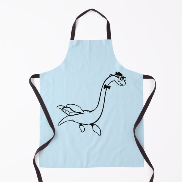 Item preview, Plesiosaur Nerd Water Dinosaur Glasses Geek Smart Book designed and sold by shirt-o-mat.