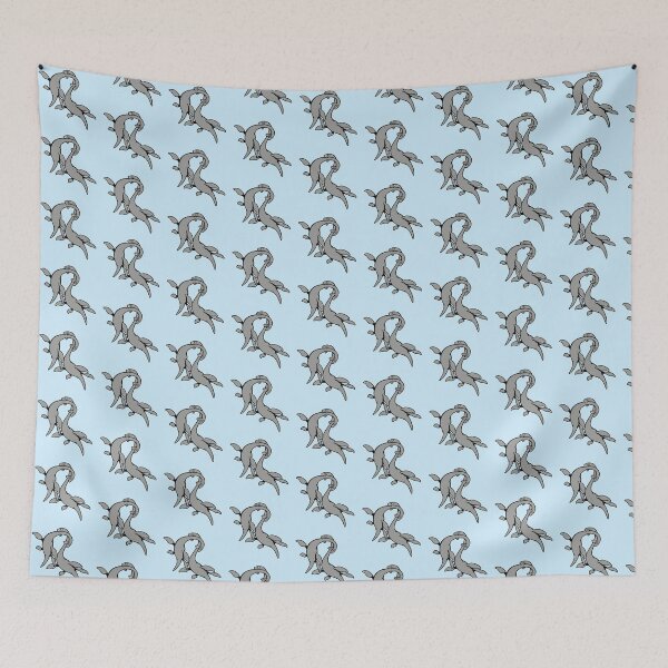 Item preview, 2 Plesiosaur Dinosaur Dino Fighting Biting Enemies Attack designed and sold by shirt-o-mat.