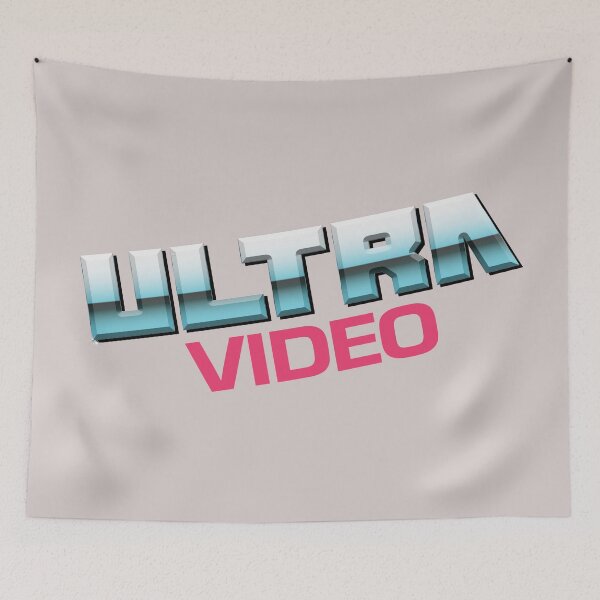 Item preview, Ultra Video – Retro VHS Logo Design designed and sold by ChickenFund.