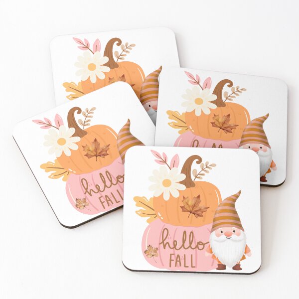Item preview, Fall Scene with Pumpkin, Gnome, Leaves and flowers designed and sold by BlesstB.
