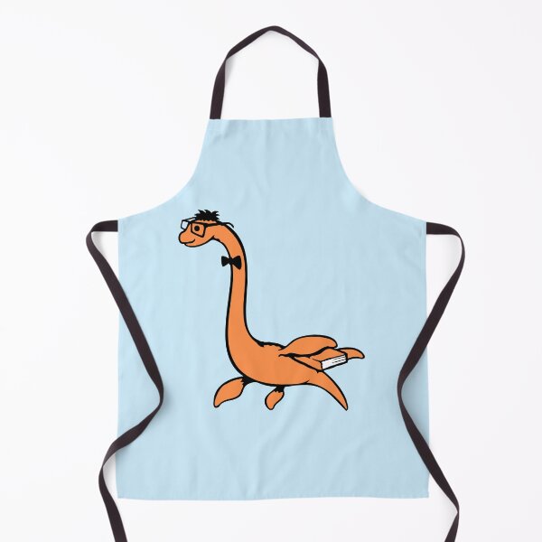 Item preview, Plesiosaur Nerd Water Dinosaur Glasses Geek Smart Book designed and sold by shirt-o-mat.