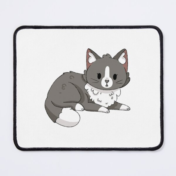 Item preview, Tuxedo Cat With Black Nose Kawaii Illustration designed and sold by casserolepets.