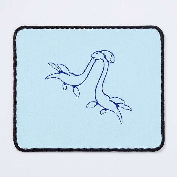 Item preview, 2 Plesiosaur Dinosaur Love Friends Dino Couple Cuddling designed and sold by shirt-o-mat.