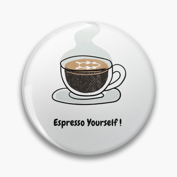 Item preview, Espresso Yourself – Funny Coffee Quote – Cute Coffee Cup Design designed and sold by IamDigiMom.