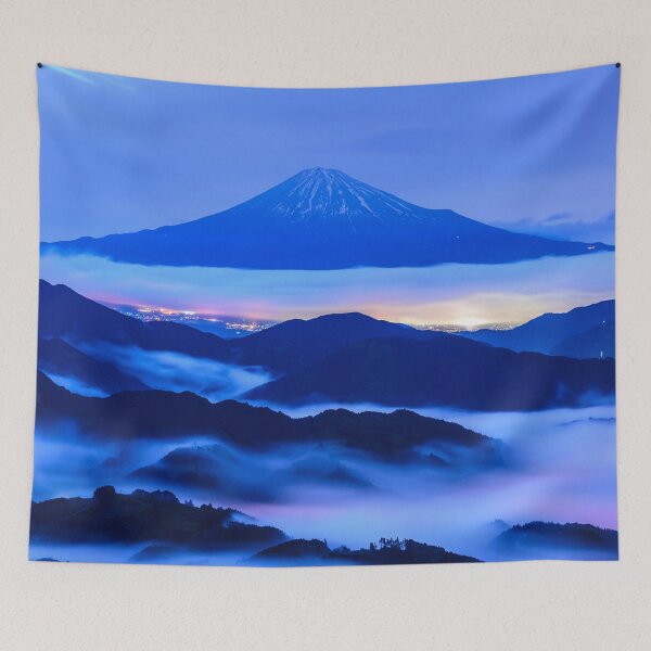 Item preview, MOUNT FUJI IN DEEP BLUE  designed and sold by trengeee.