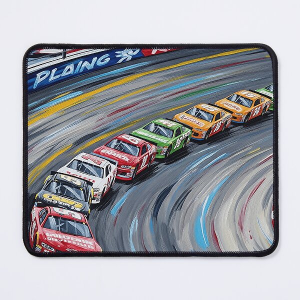 Item preview, Nascar Racing | Expressive Oval Racing Painting | American Automotive Art designed and sold by Pop Garage.