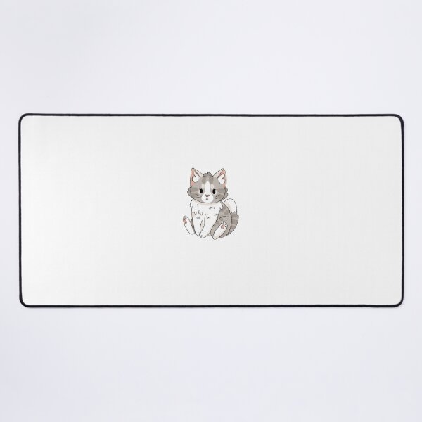 Item preview, Grey Tabby and White Cat Kawaii Illustration designed and sold by casserolepets.