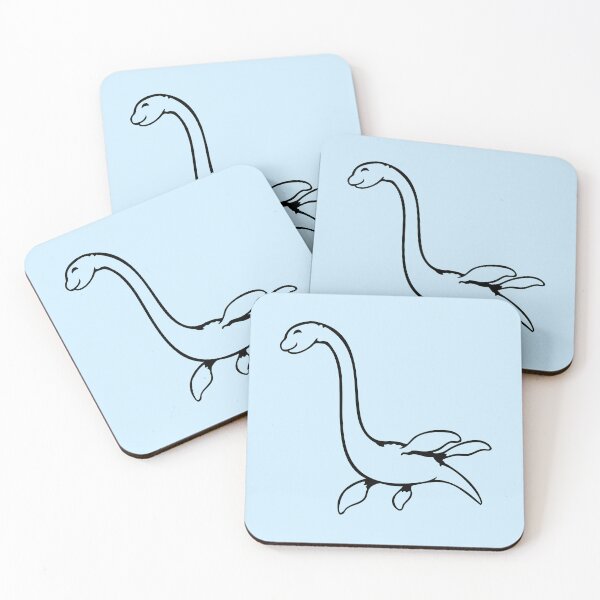 Item preview, Cute Plesiosaur Dinosaur Happy Smile Swimming Water Dino designed and sold by shirt-o-mat.