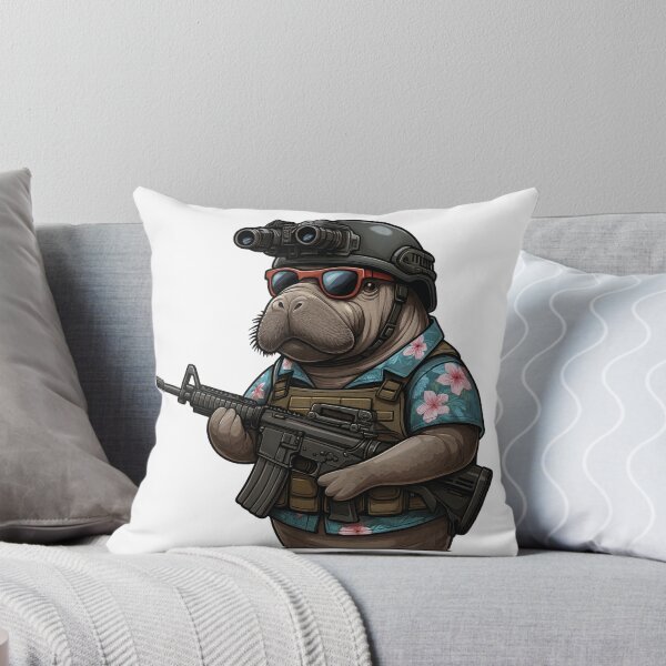 Item preview, Combat Manatee designed and sold by RAWLIFEGRAPHIC.