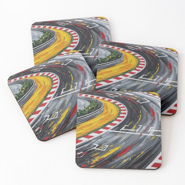 Item preview, Textured Race Track | Impasto Starting Grid Painting | Motorsport Art designed and sold by Pop Garage.