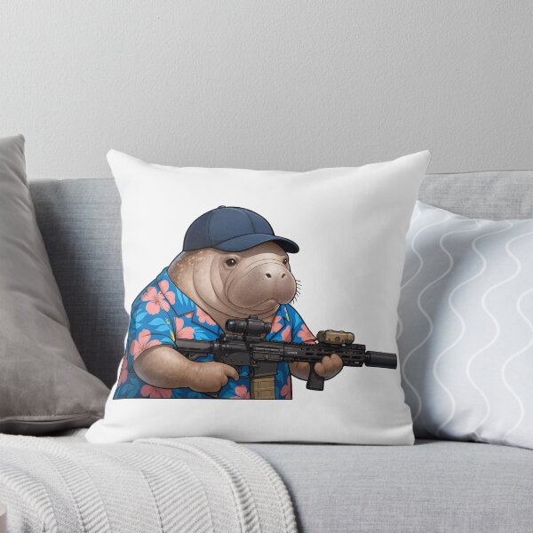 Item preview, Combat Manatee designed and sold by RAWLIFEGRAPHIC.