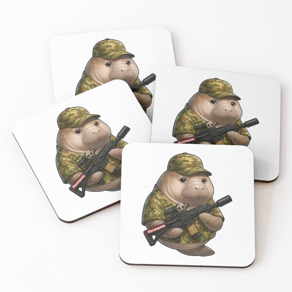 Item preview, Combat Manatee designed and sold by RAWLIFEGRAPHIC.