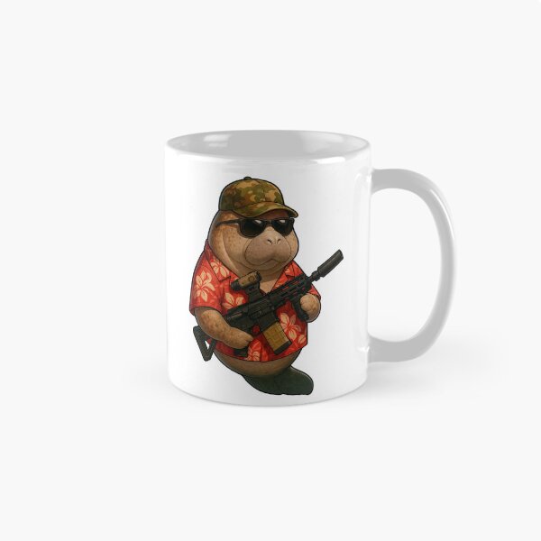 Item preview, Combat Manatee designed and sold by RAWLIFEGRAPHIC.