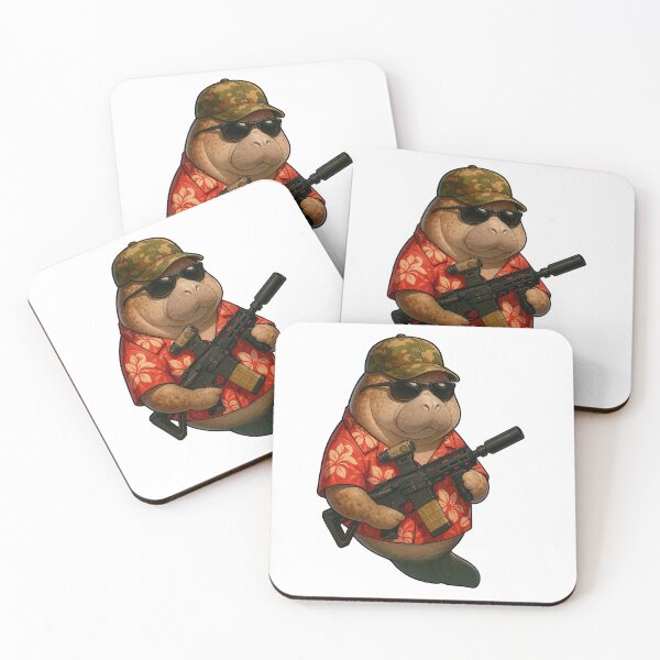 Item preview, Combat Manatee designed and sold by RAWLIFEGRAPHIC.