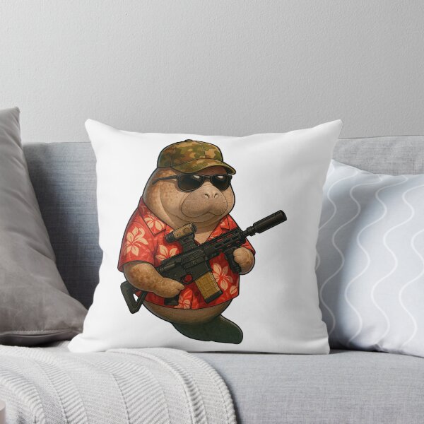 Item preview, Combat Manatee designed and sold by RAWLIFEGRAPHIC.