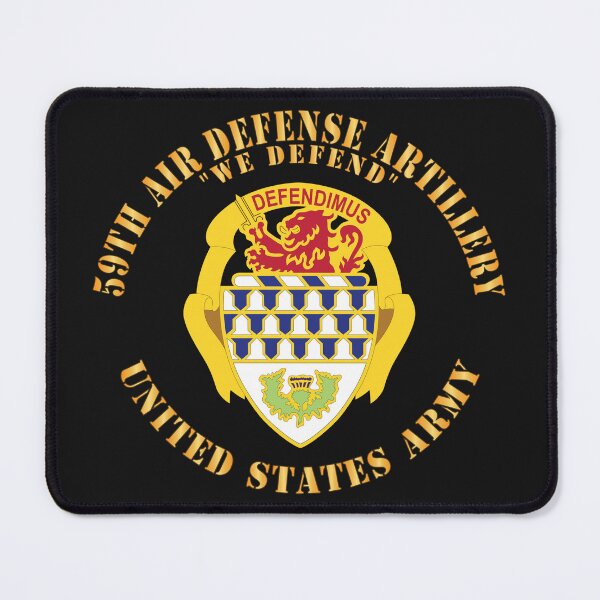Item preview, Army - 59th Air Defense Artillery - We Defend - DUI, US Army X 300 designed and sold by Military Insignia Products.
