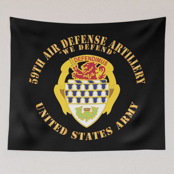 Item preview, Army - 59th Air Defense Artillery - We Defend - DUI, US Army X 300 designed and sold by Military Insignia Products.