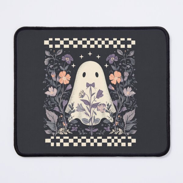Item preview, Ghost with checker board and flowers designed and sold by MendaciousMina.