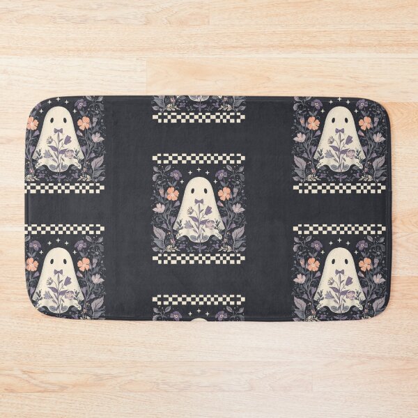 Item preview, Ghost with checker board and flowers designed and sold by MendaciousMina.
