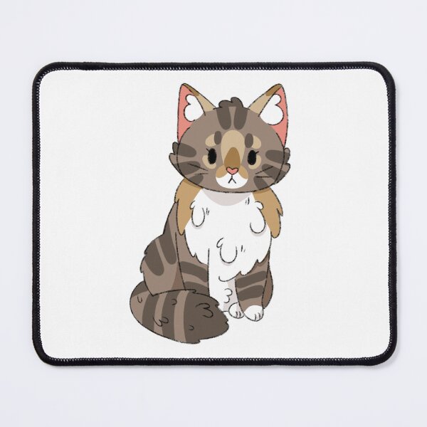 Item preview, Brown Tabby Norwegian Forest Cat Kawaii Illustration  designed and sold by casserolepets.