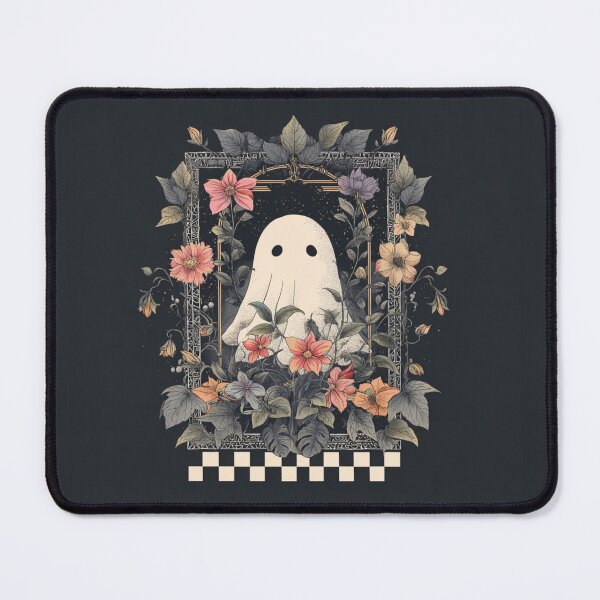 Item preview, Ghost with checker board and flowers designed and sold by MendaciousMina.