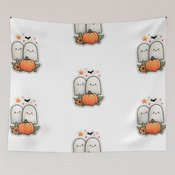Item preview, Cute ghost couple designed and sold by MendaciousMina.