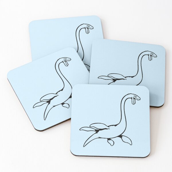 Item preview, Evil Plesiosaur Dinosaur Predator Dangerous Swimming Water Dino designed and sold by shirt-o-mat.