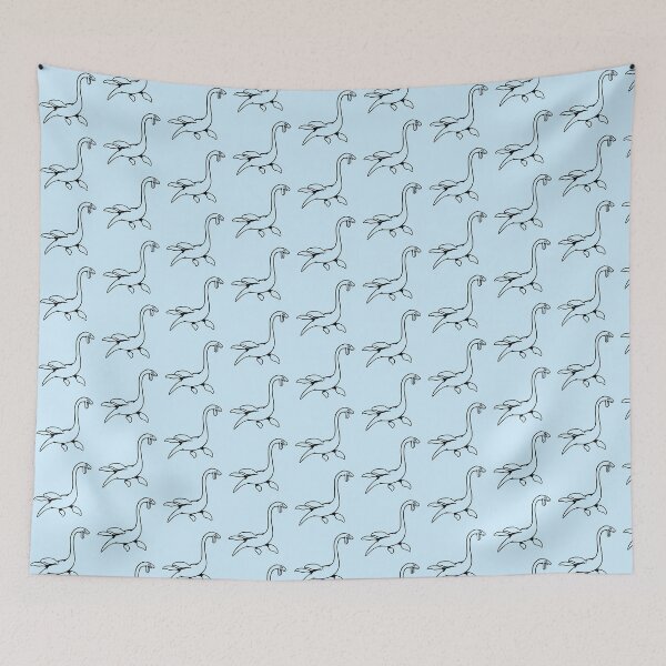 Item preview, Evil Plesiosaur Dinosaur Predator Dangerous Swimming Water Dino designed and sold by shirt-o-mat.