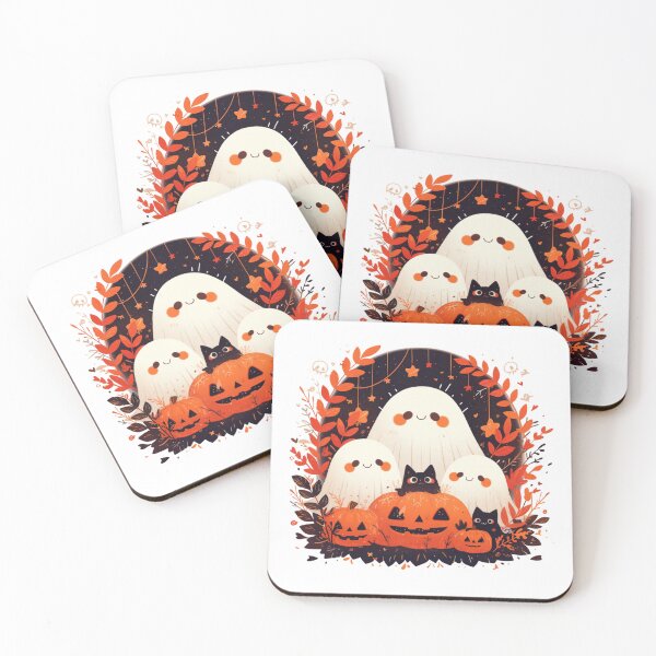 Item preview, Cute ghost trio designed and sold by MendaciousMina.