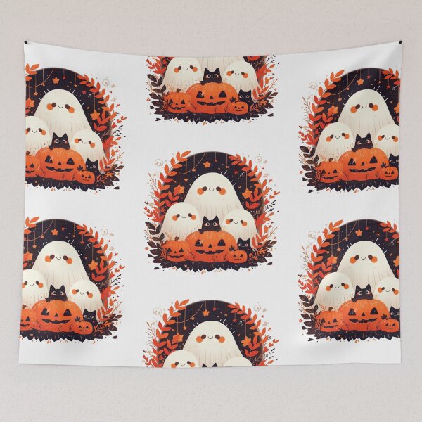 Item preview, Cute ghost trio designed and sold by MendaciousMina.