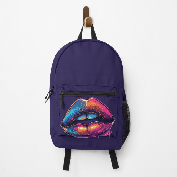 Item preview, Neon Pop Art Lips – Colorful Street Art Design by NegarTv Designs designed and sold by NegarTv Designs.