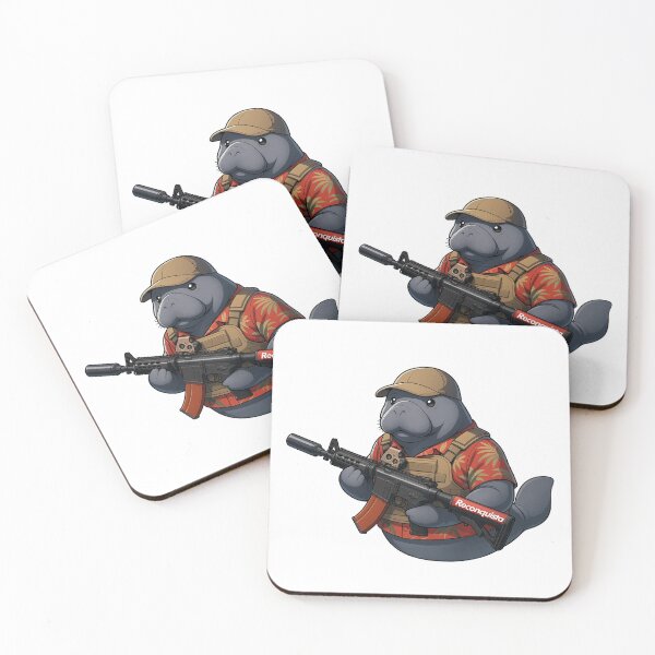 Item preview, Combat Manatee designed and sold by RAWLIFEGRAPHIC.