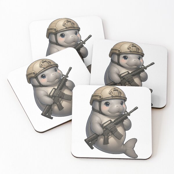 Item preview, Combat Manatee designed and sold by RAWLIFEGRAPHIC.