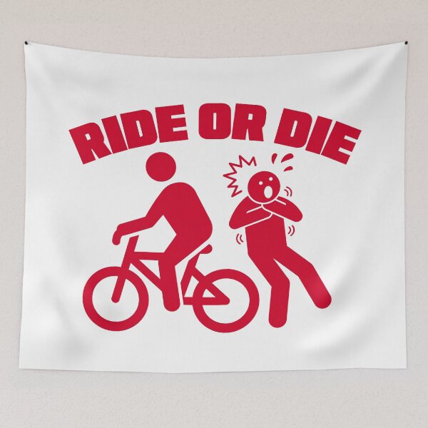 Item preview, Ride or Die Cyclist Design designed and sold by UNK-Fatigues.