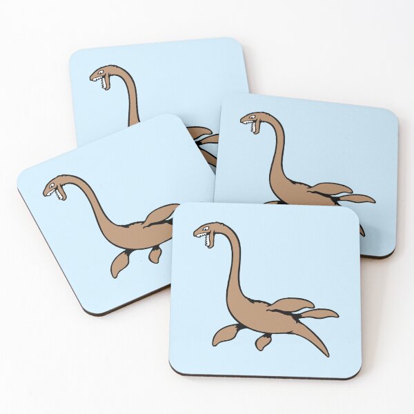 Item preview, Evil Plesiosaur Dinosaur Predator Dangerous Swimming Water Dino designed and sold by shirt-o-mat.
