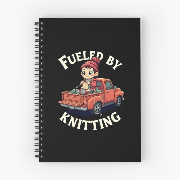 Item preview, Fueled by Knitting Funny Yarn Craft Design designed and sold by MimsTees.