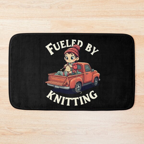 Item preview, Fueled by Knitting Funny Yarn Craft Design designed and sold by MimsTees.