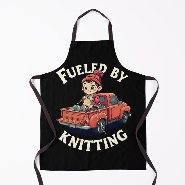 Item preview, Fueled by Knitting Funny Yarn Craft Design designed and sold by MimsTees.